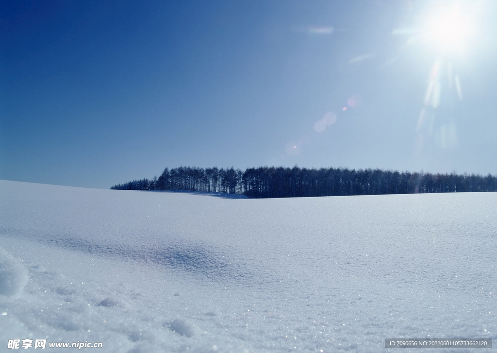 北海道冬景          