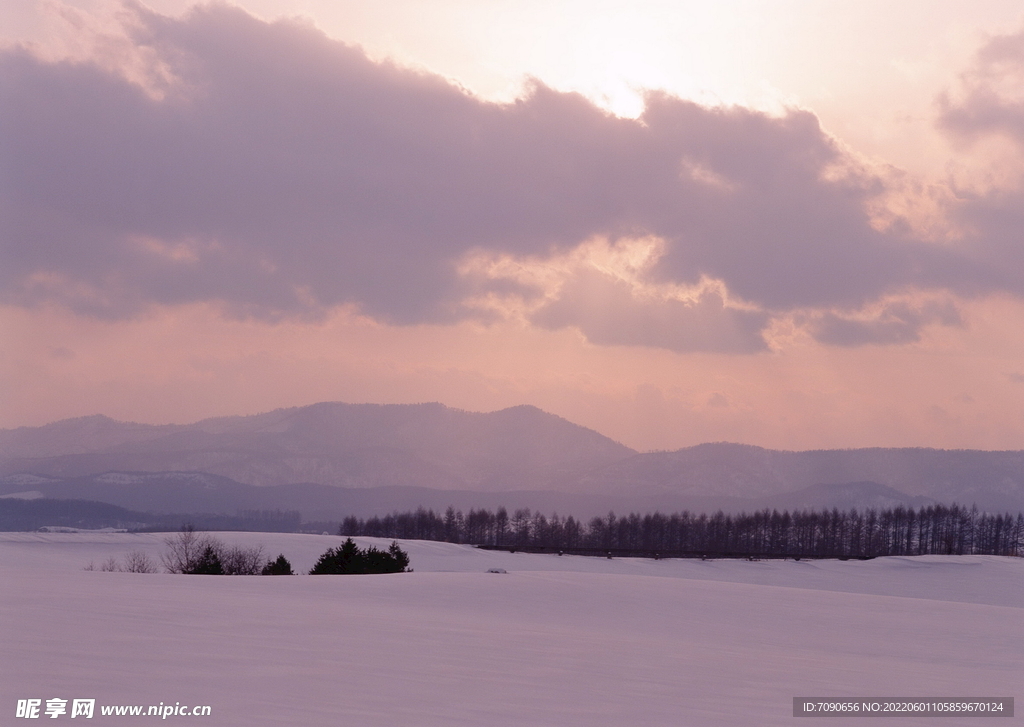 北海道冬景          