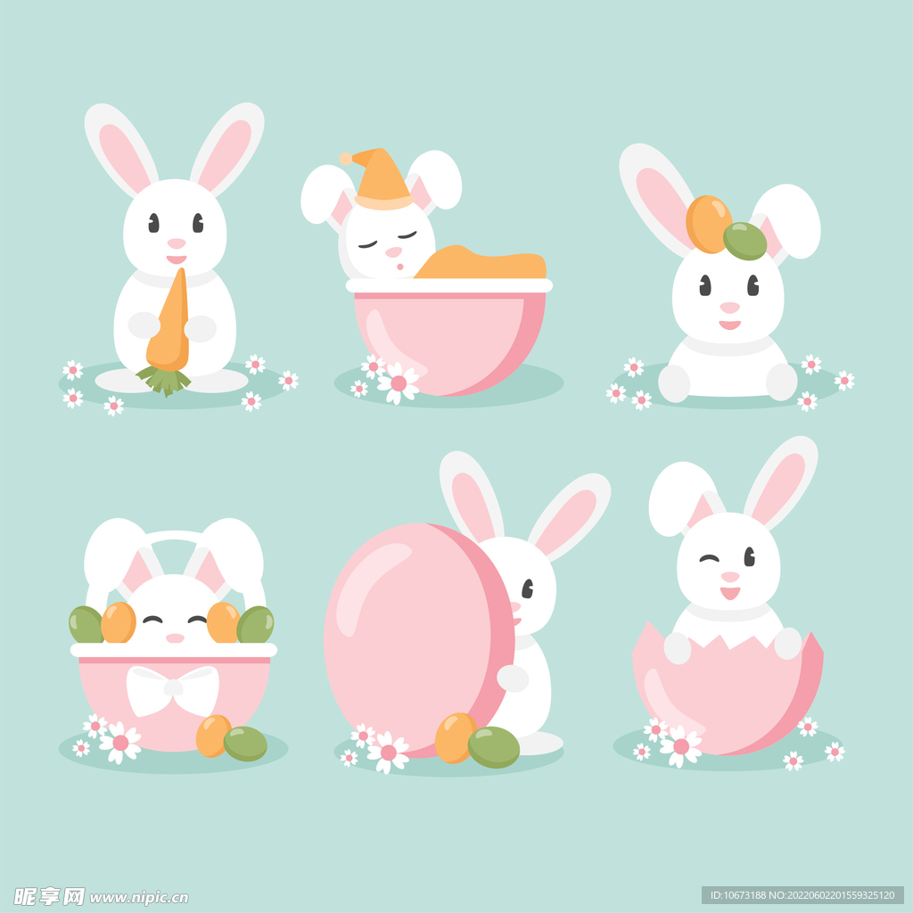 卡通可爱兔子
