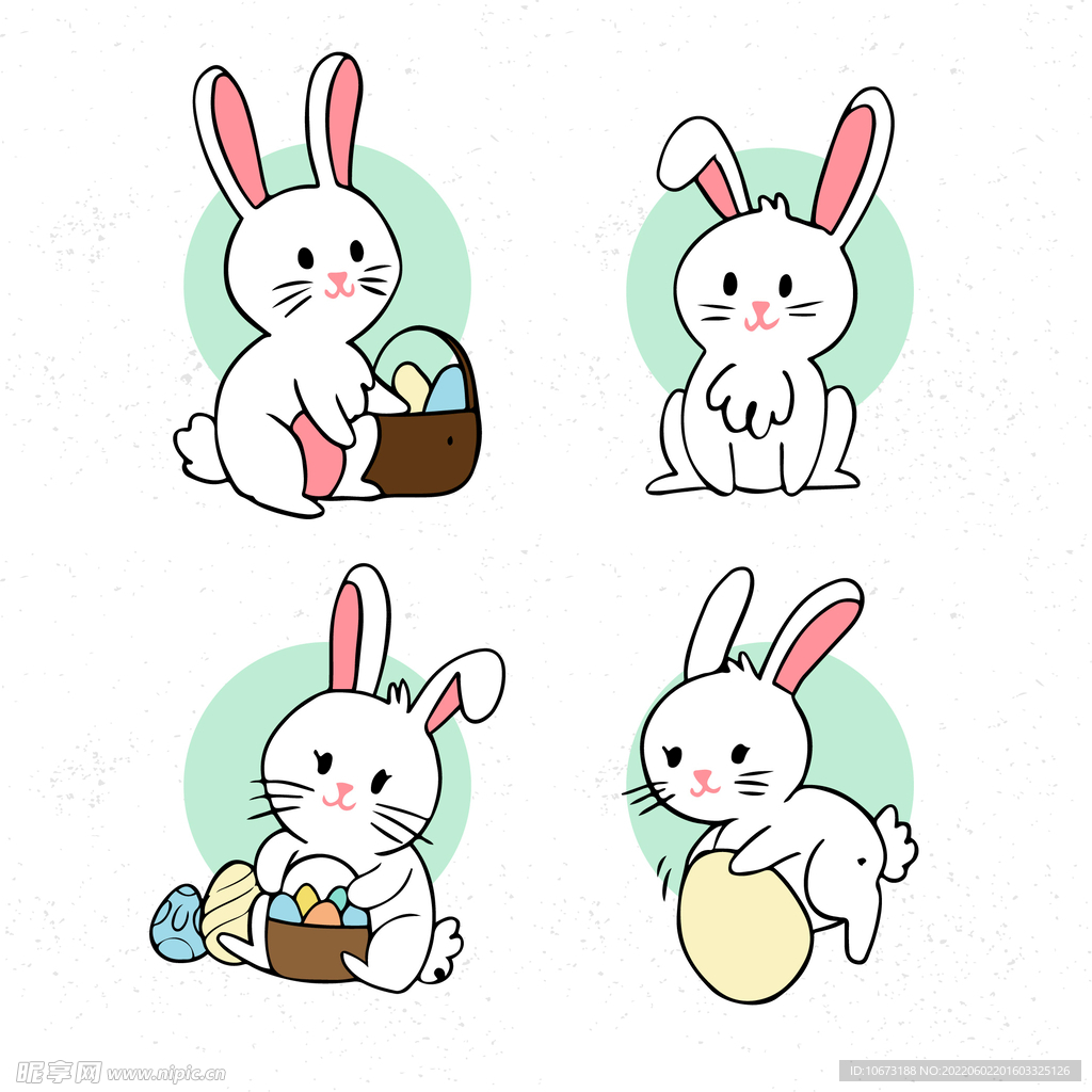 卡通可爱兔子