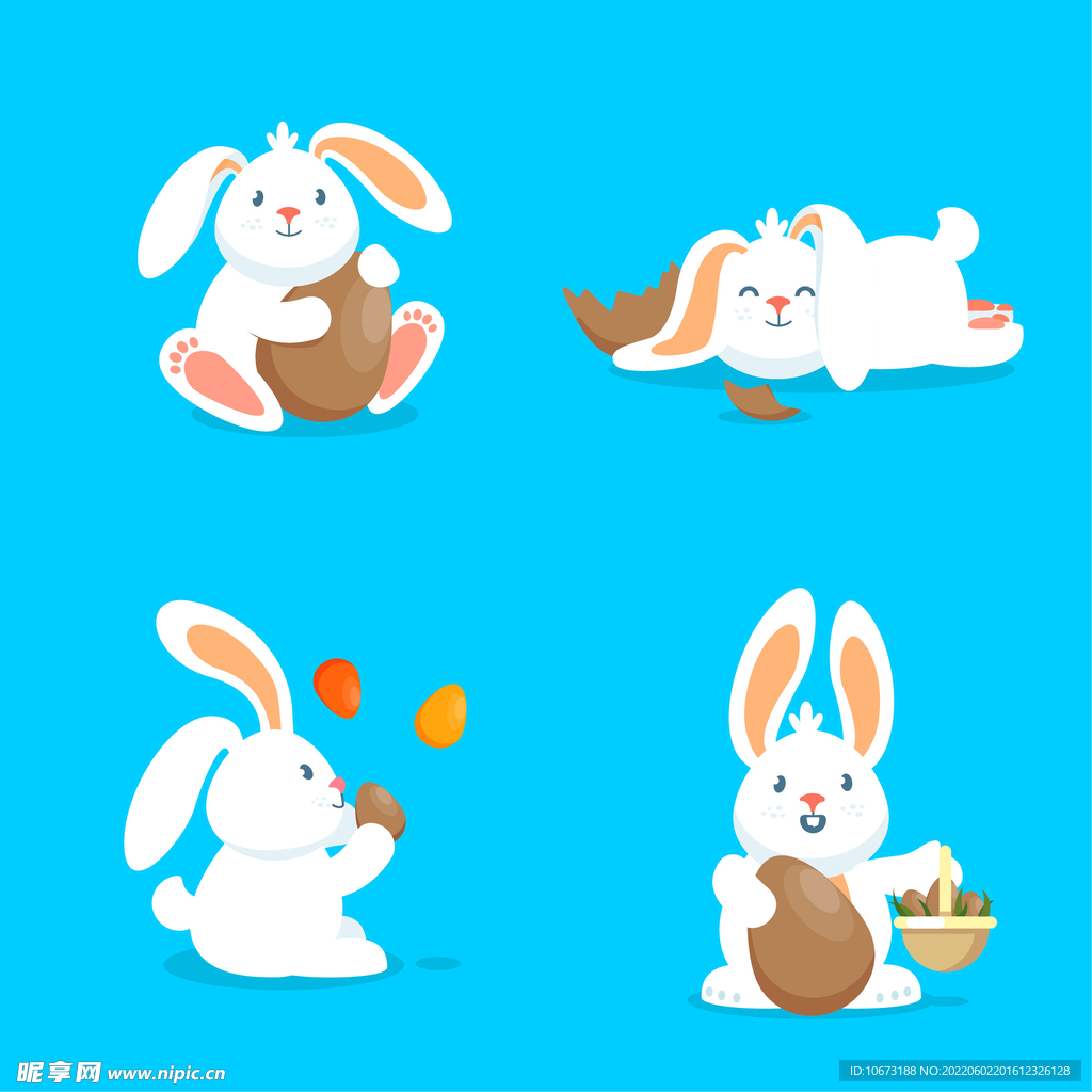 卡通可爱兔子