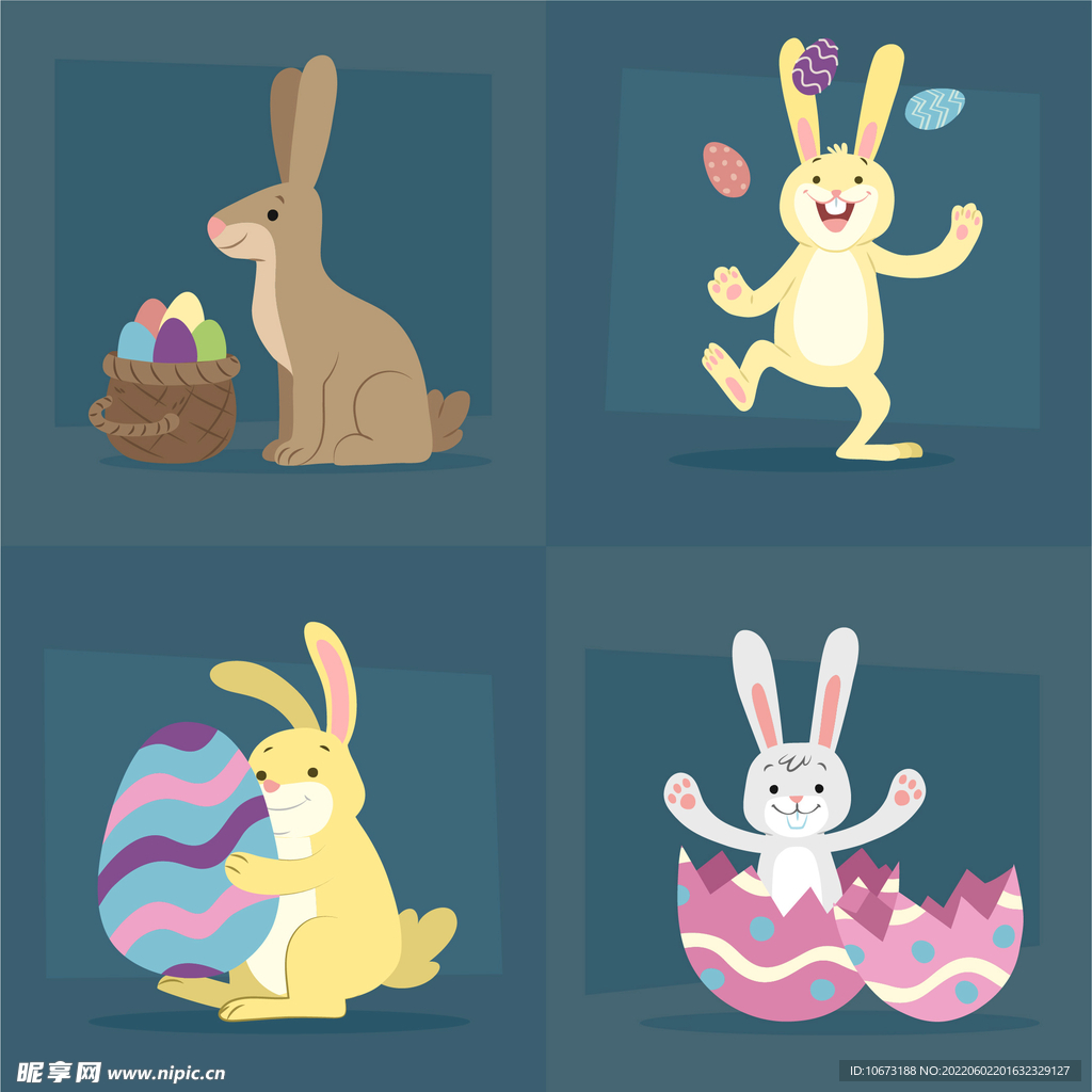 卡通可爱兔子