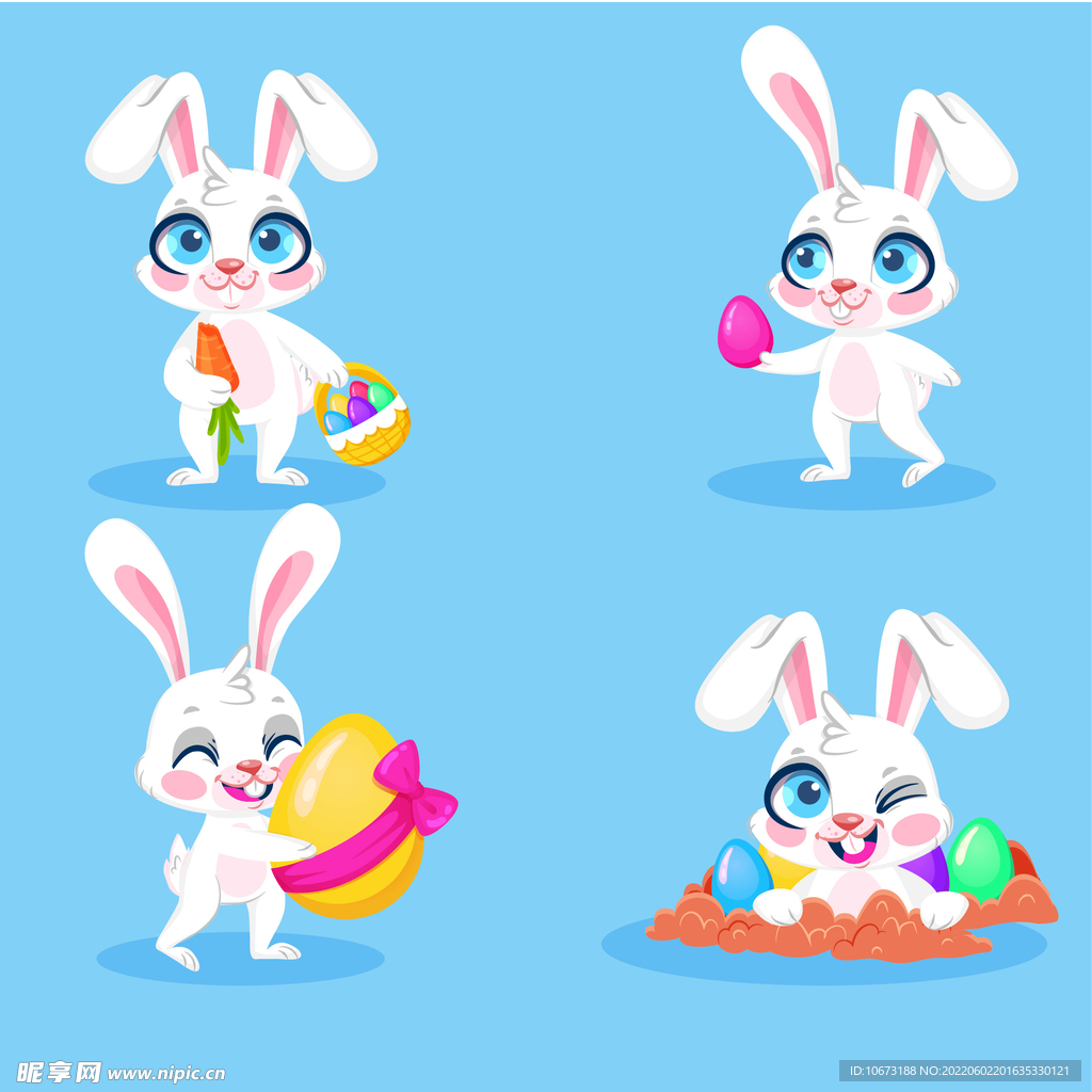 卡通可爱兔子