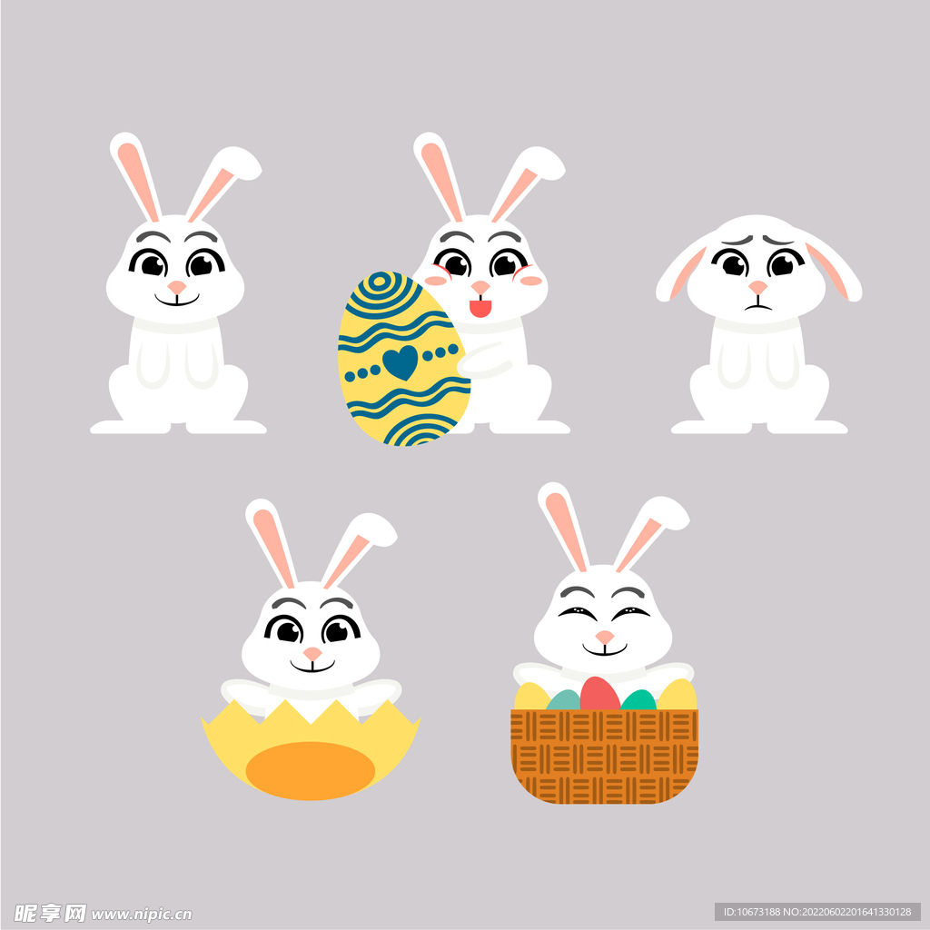 卡通可爱兔子