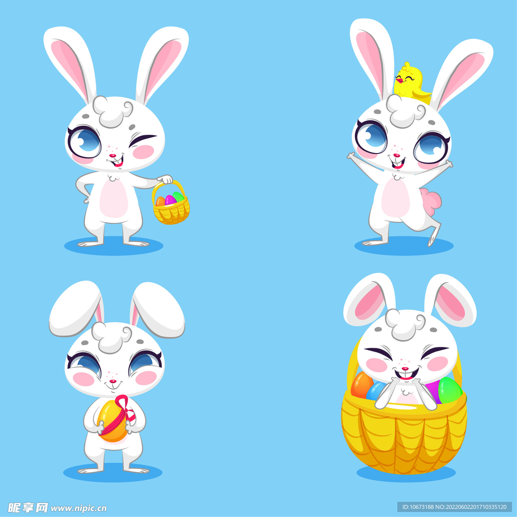 卡通可爱兔子