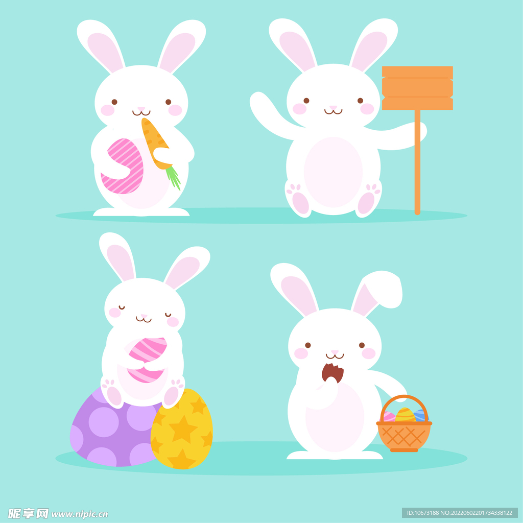 卡通可爱兔子