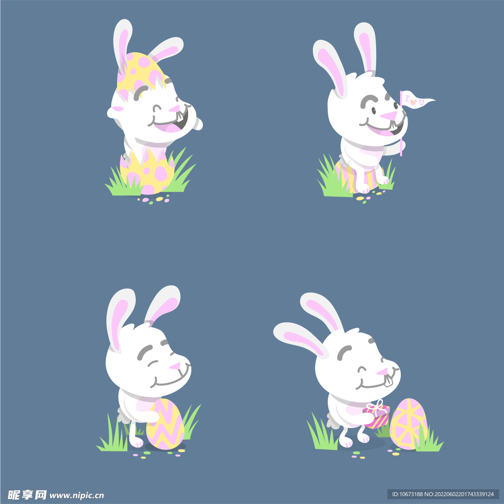卡通可爱兔子