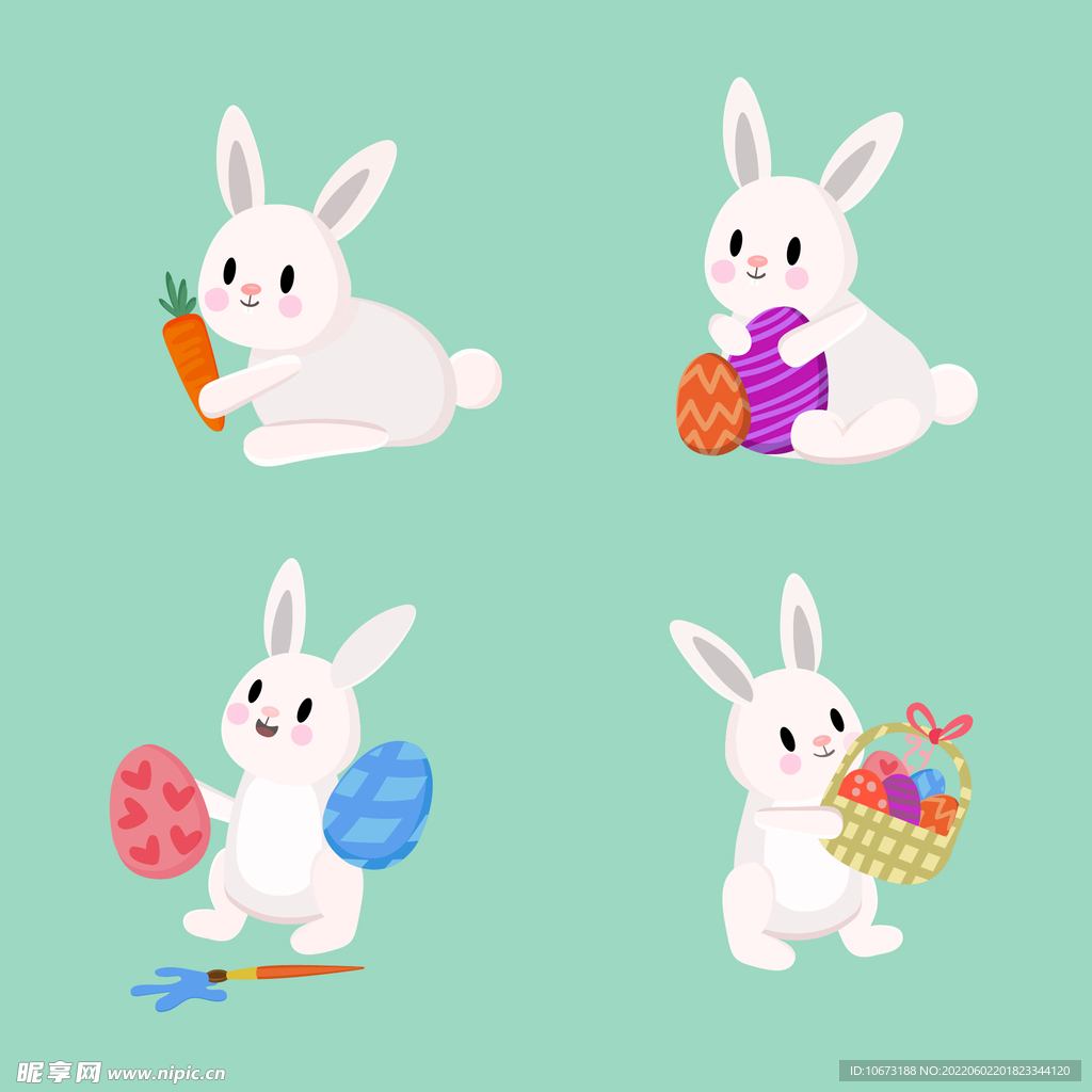 卡通可爱兔子