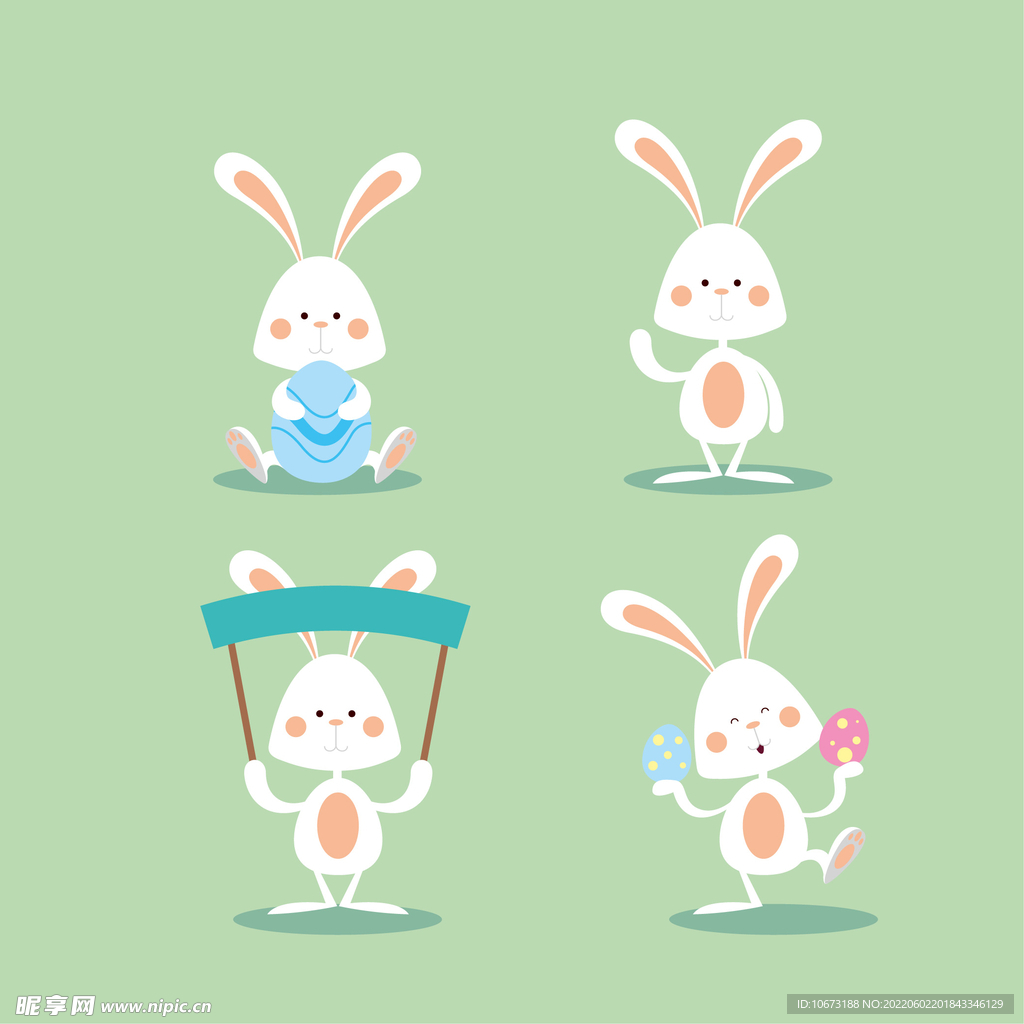 卡通兔子