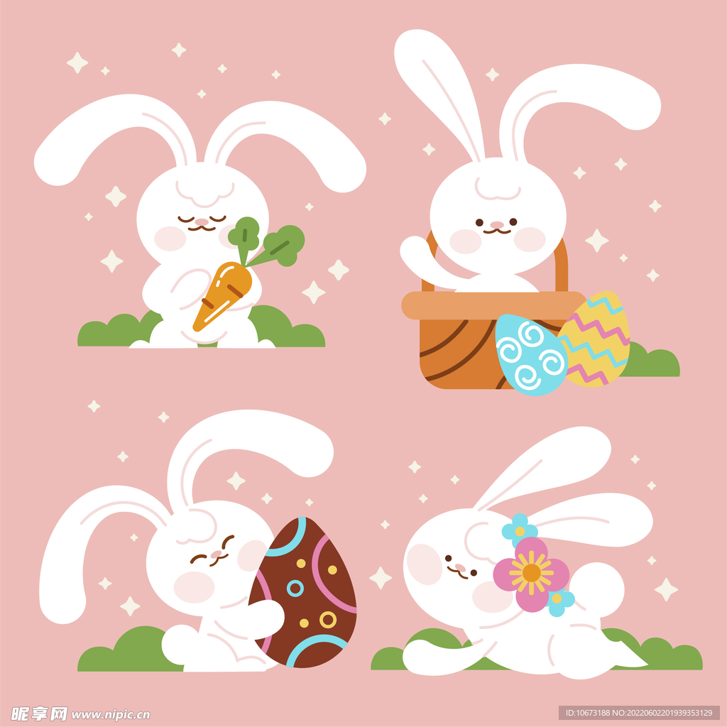 卡通可爱兔子
