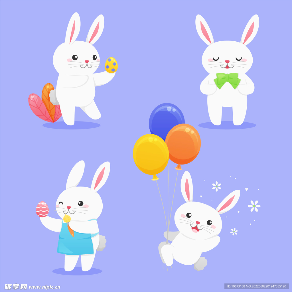 卡通可爱兔子