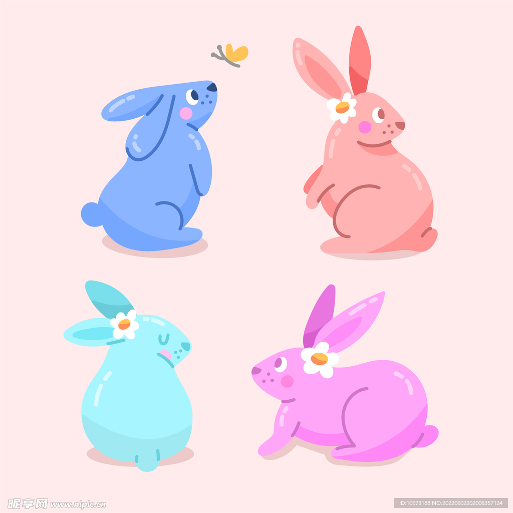 卡通兔子
