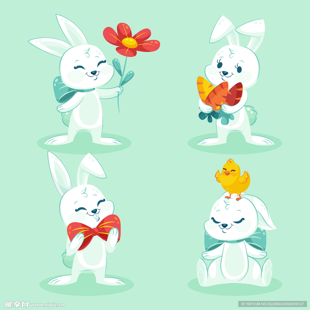 卡通兔子