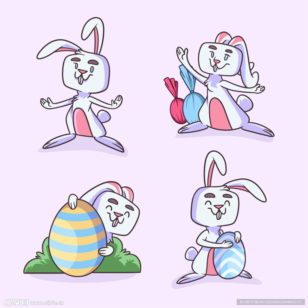 卡通兔子