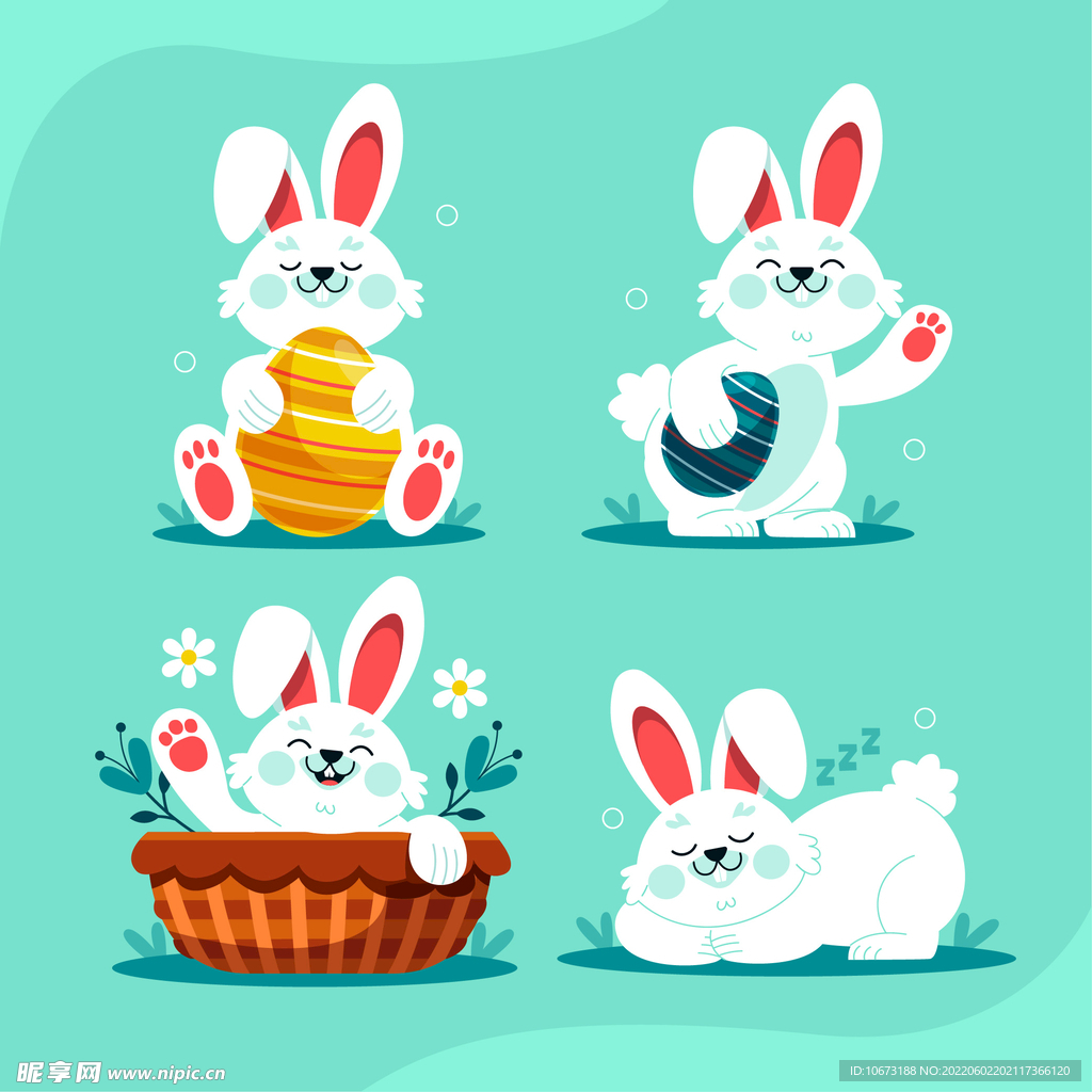 卡通兔子