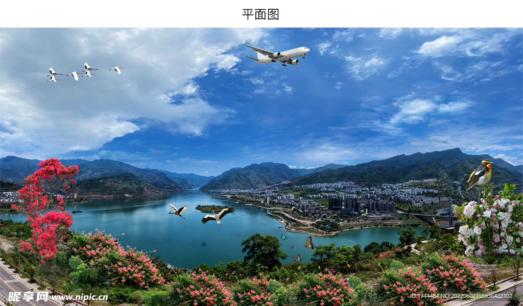 金沙江百里画廊一云南绥江风景