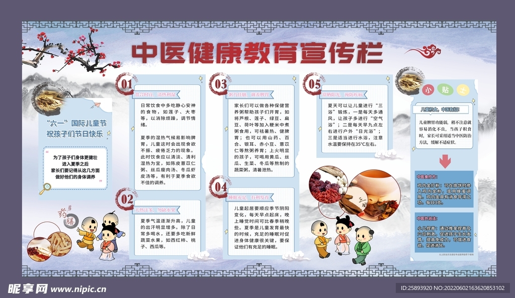 中医宣传栏