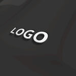 logo样机立体字俯视