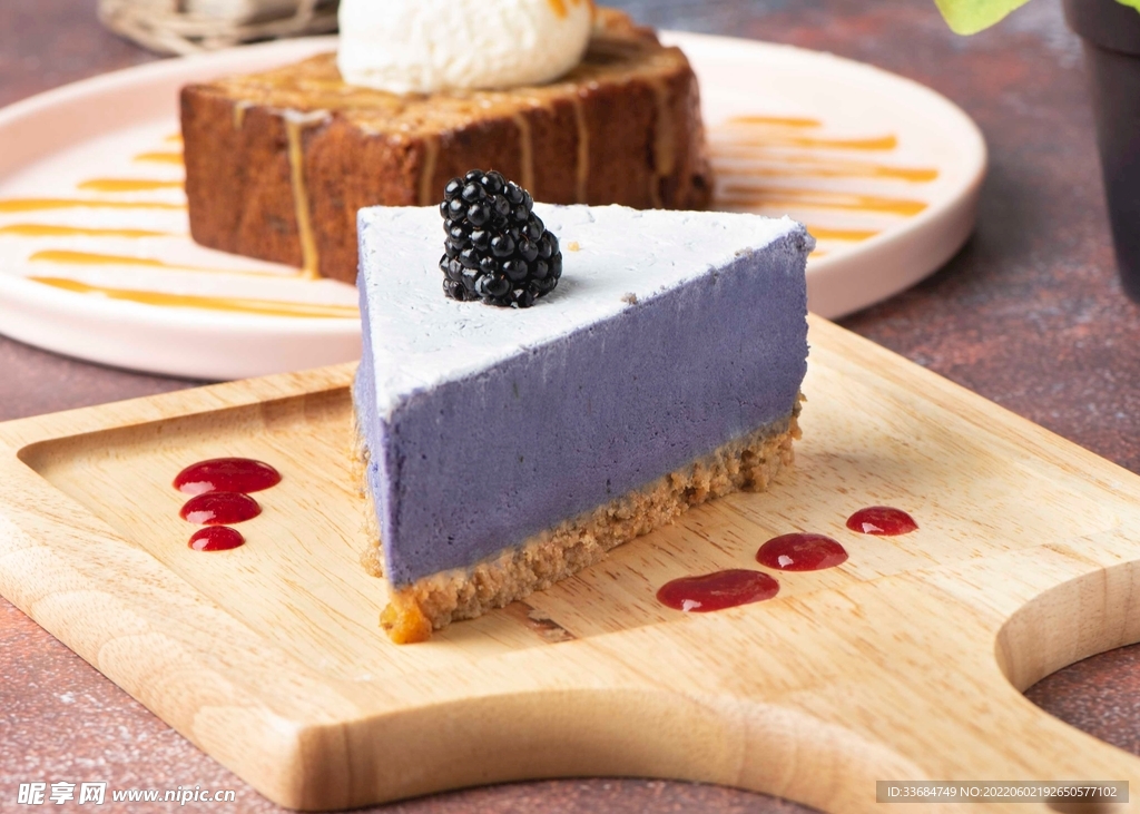 蓝莓蛋糕 甜品