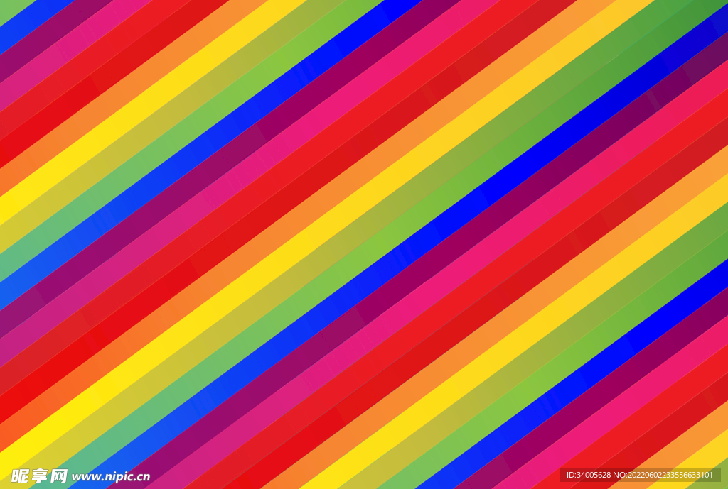 彩虹线条