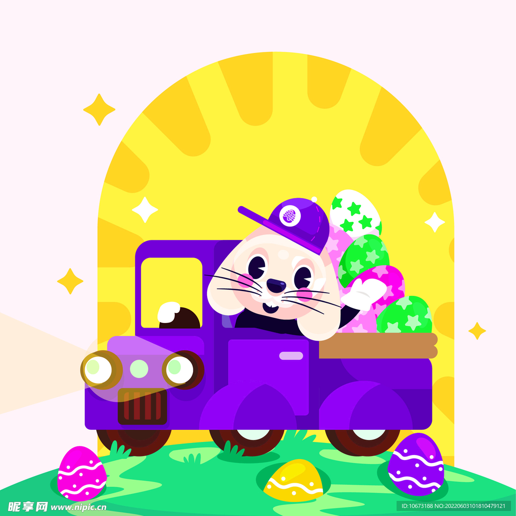 可爱兔子背景