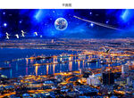 济州岛夜景美丽星空图片