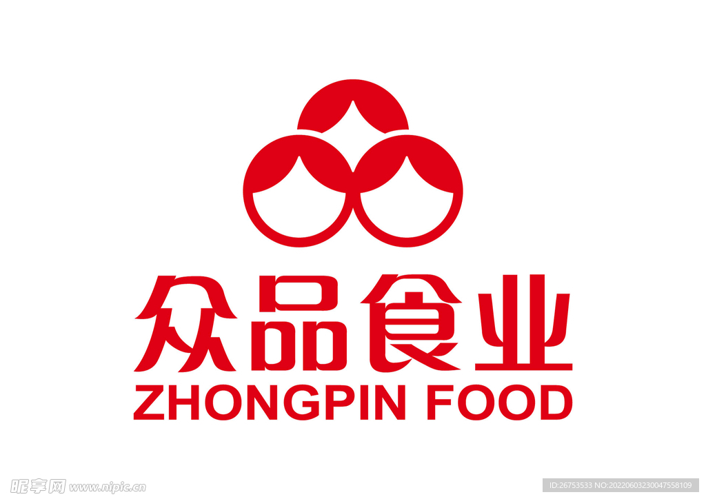 众品食业 标志 logo设计图