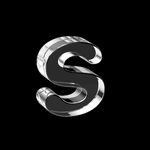 透明玻璃3D英文字母