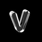 透明玻璃3D英文字母