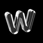 透明玻璃3D英文字母