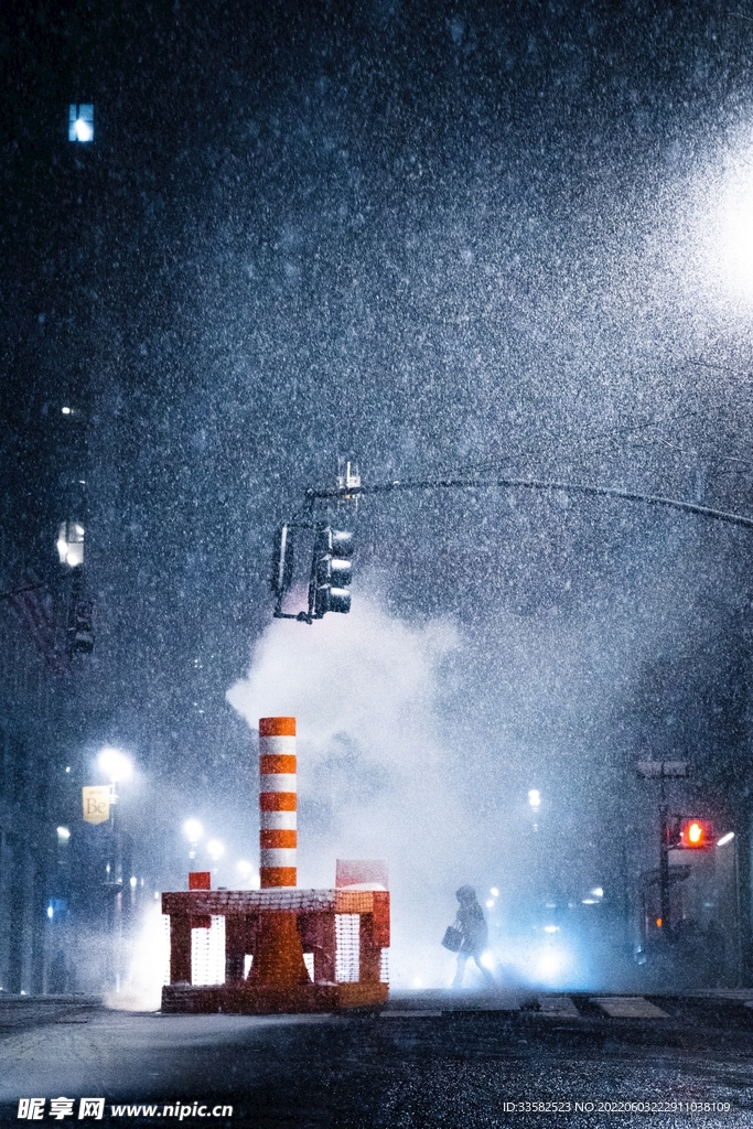 下雪城市