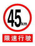 限速牌