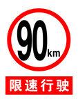 限速牌