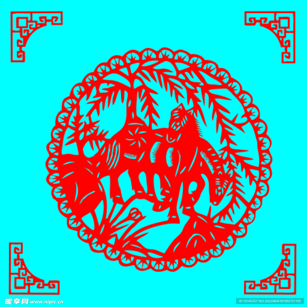 马剪纸
