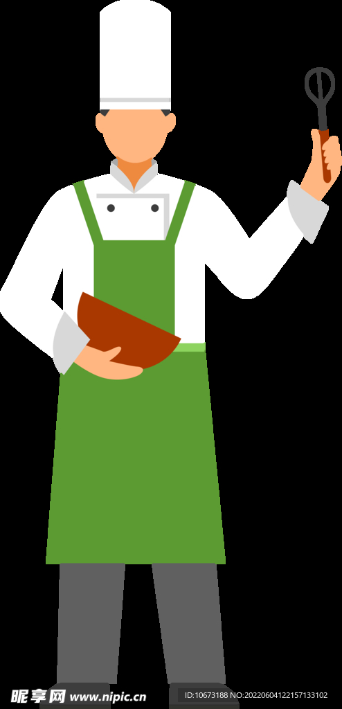 厨师免抠图