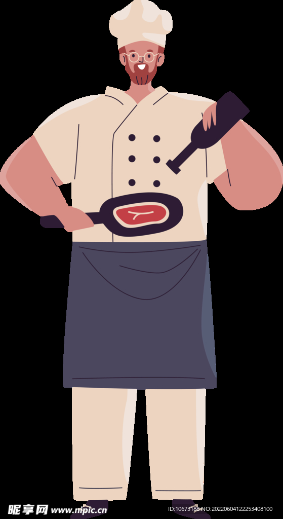 厨师免抠图
