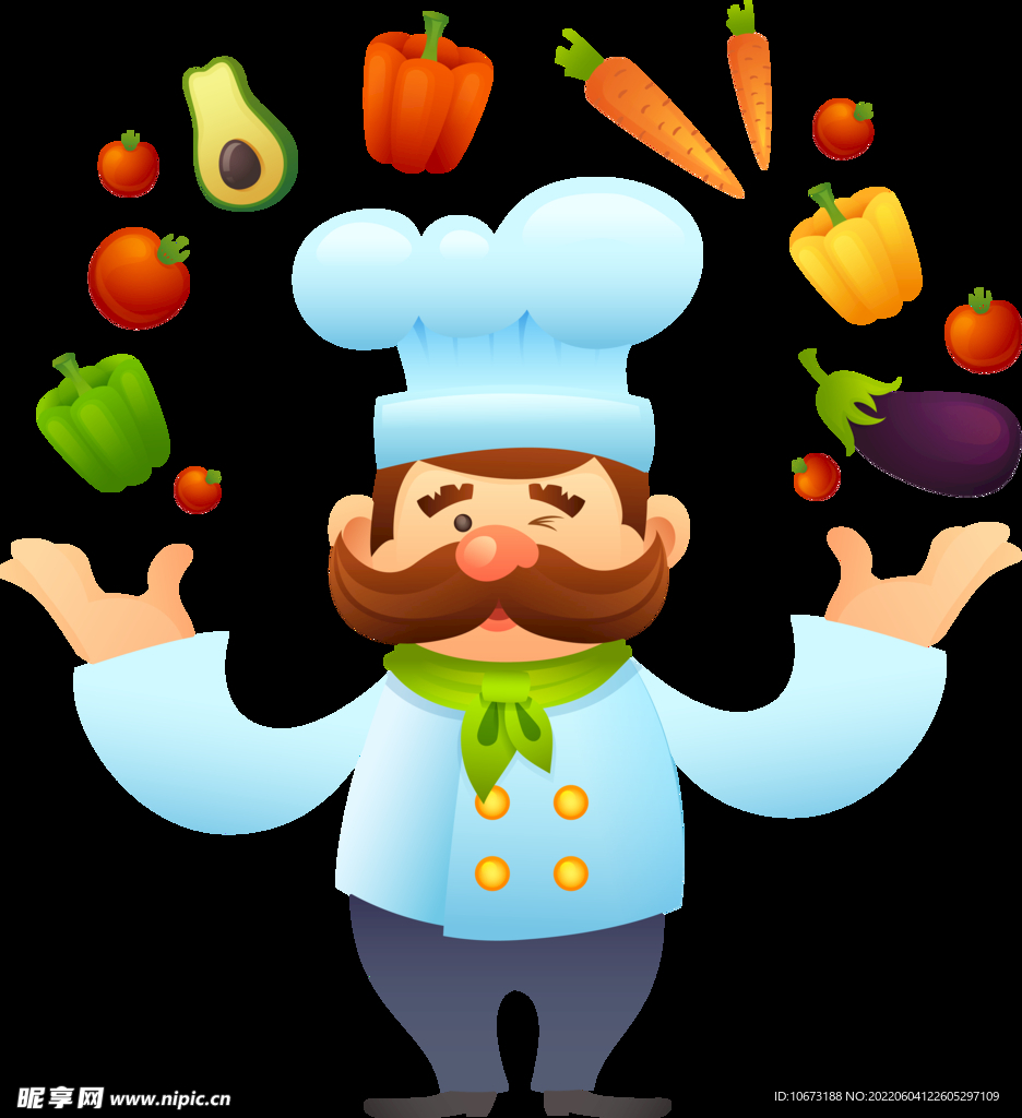 厨师免抠图