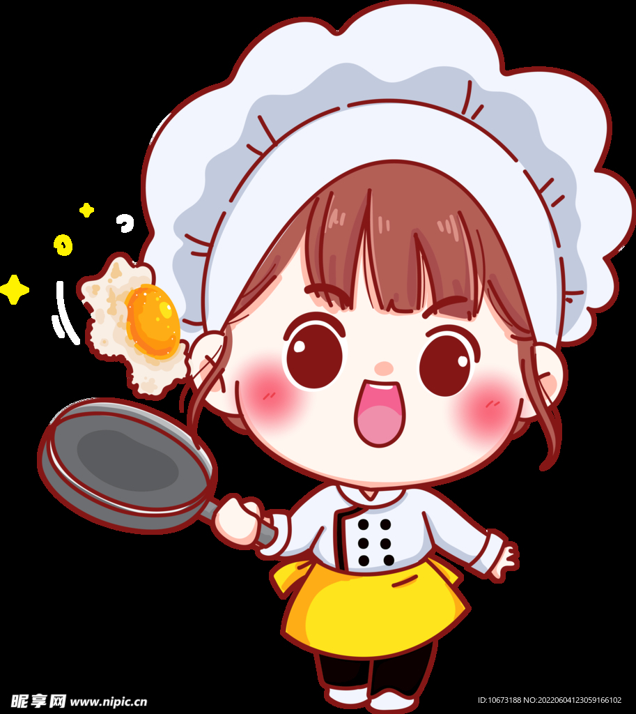 厨师免抠图