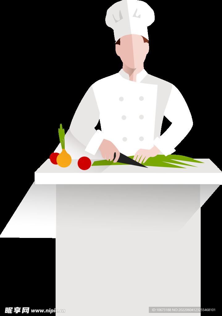 厨师免抠图