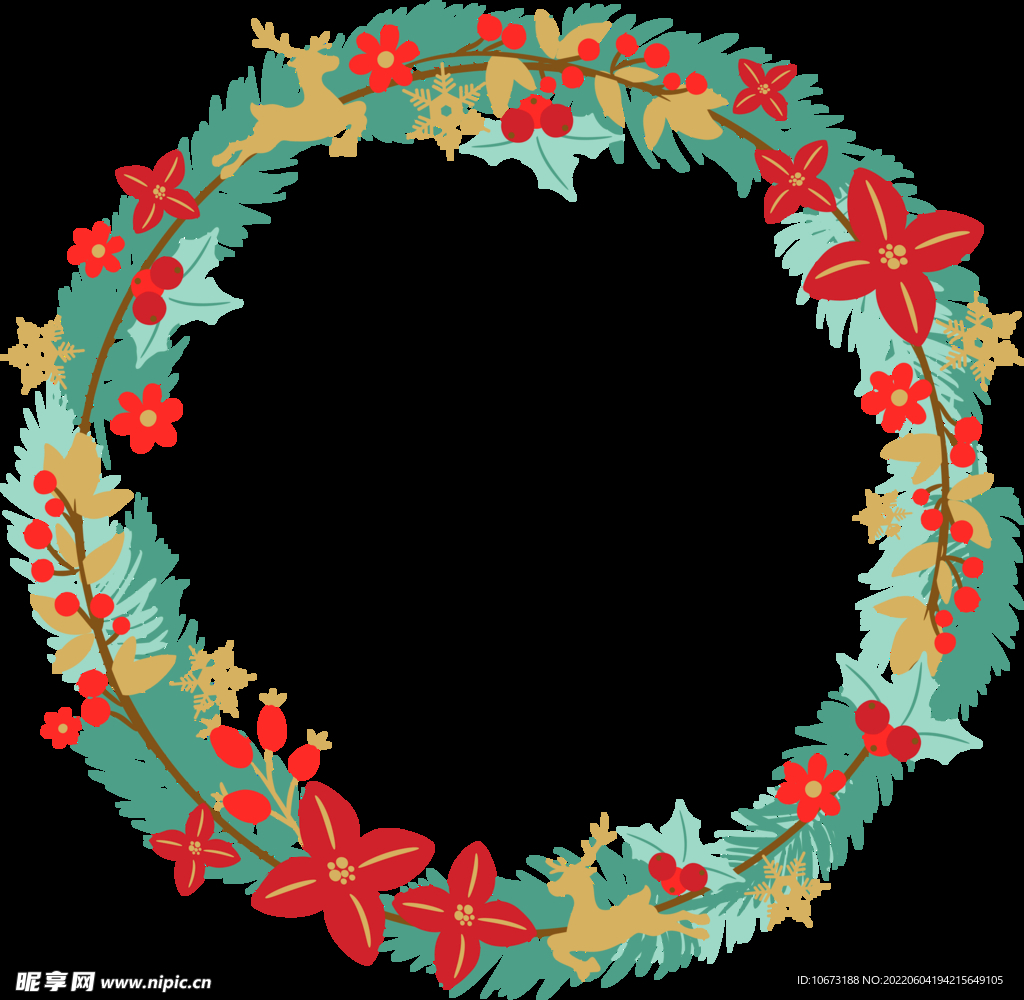 花环免抠图