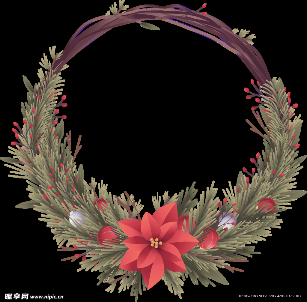 植物花环