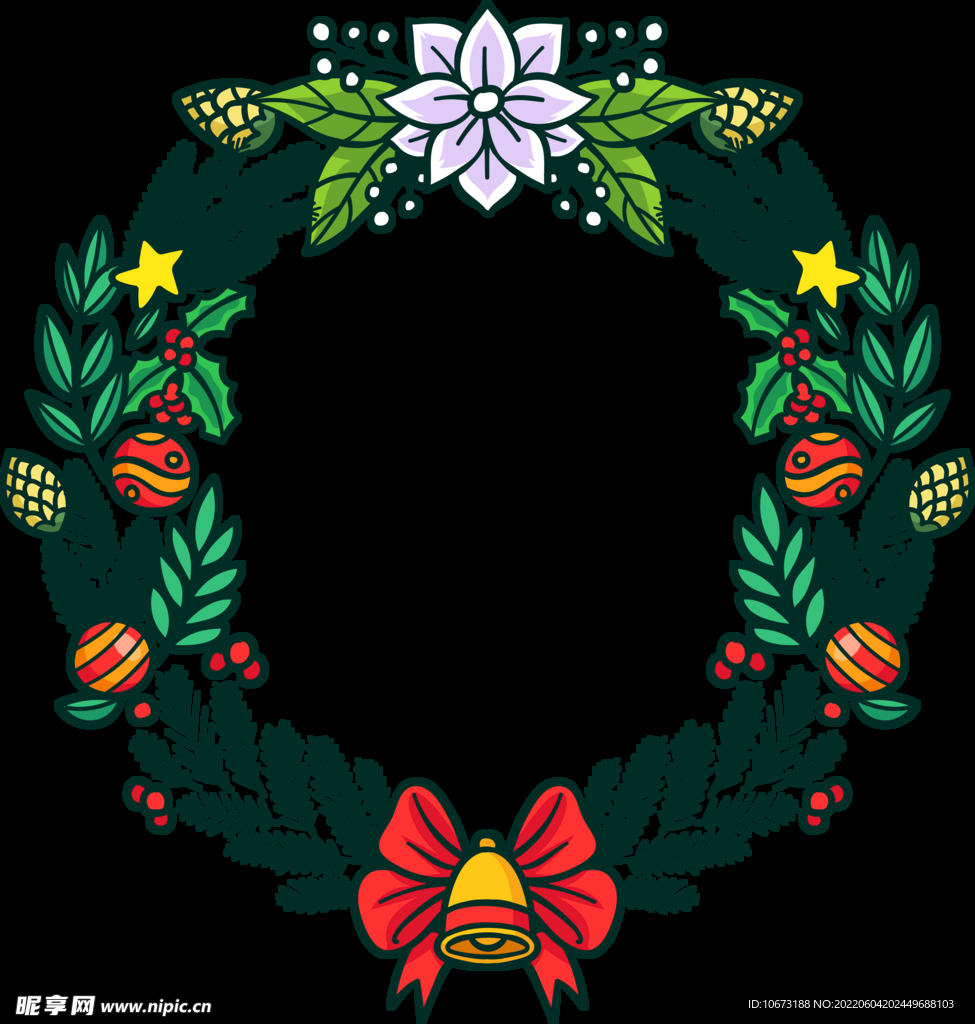花环免抠图