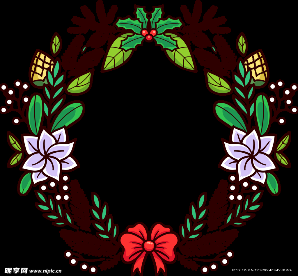 花环免抠图