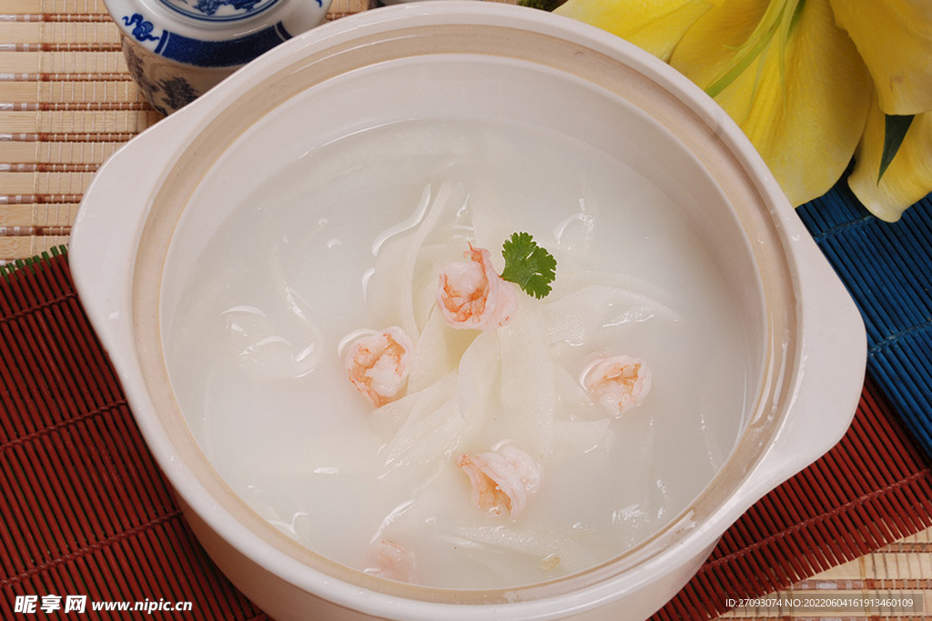 黄瓜虾仁汤