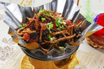 咸肉茶树菇