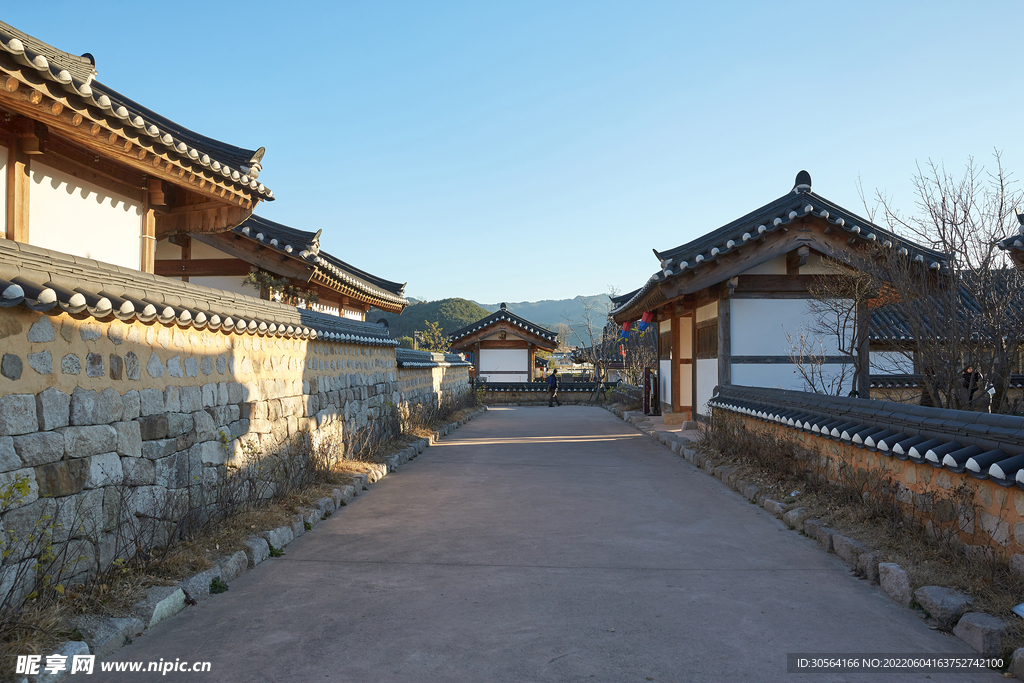 户外复古房屋建筑