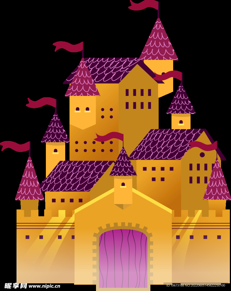 城堡免抠图