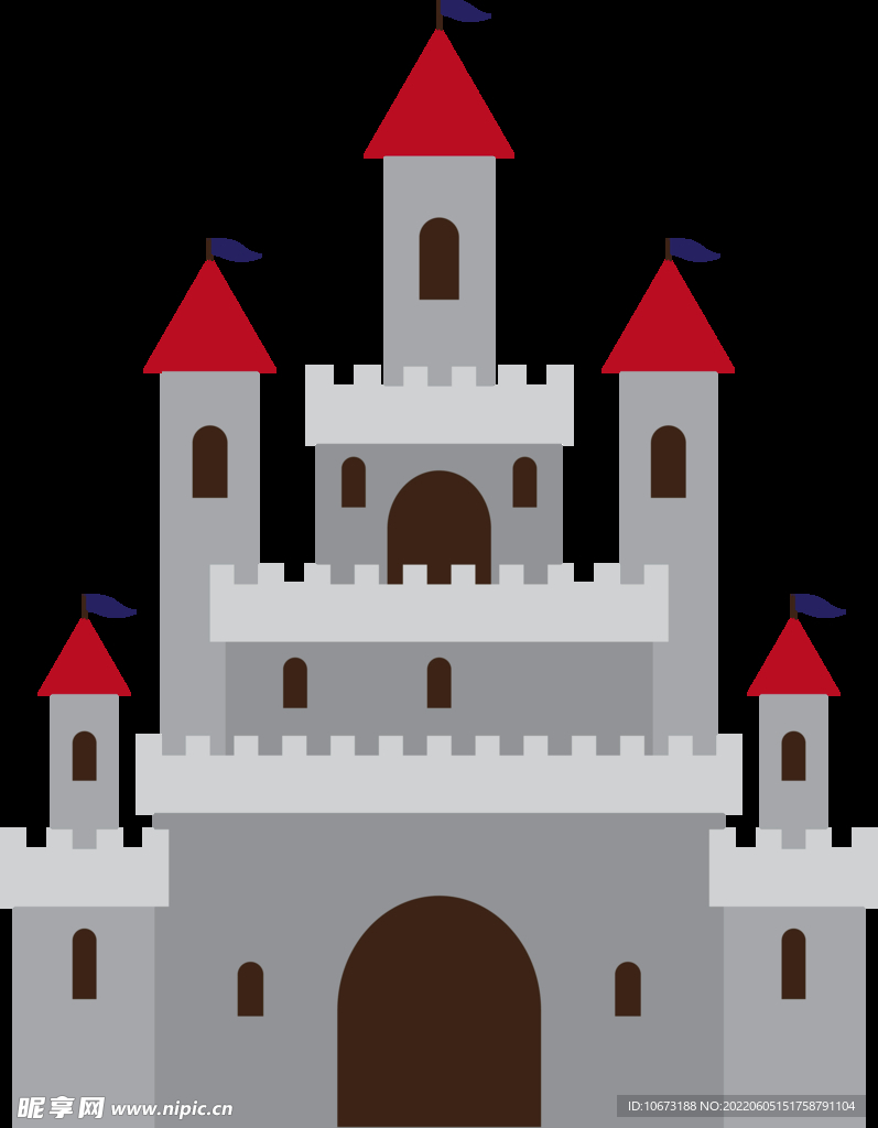 城堡免抠图