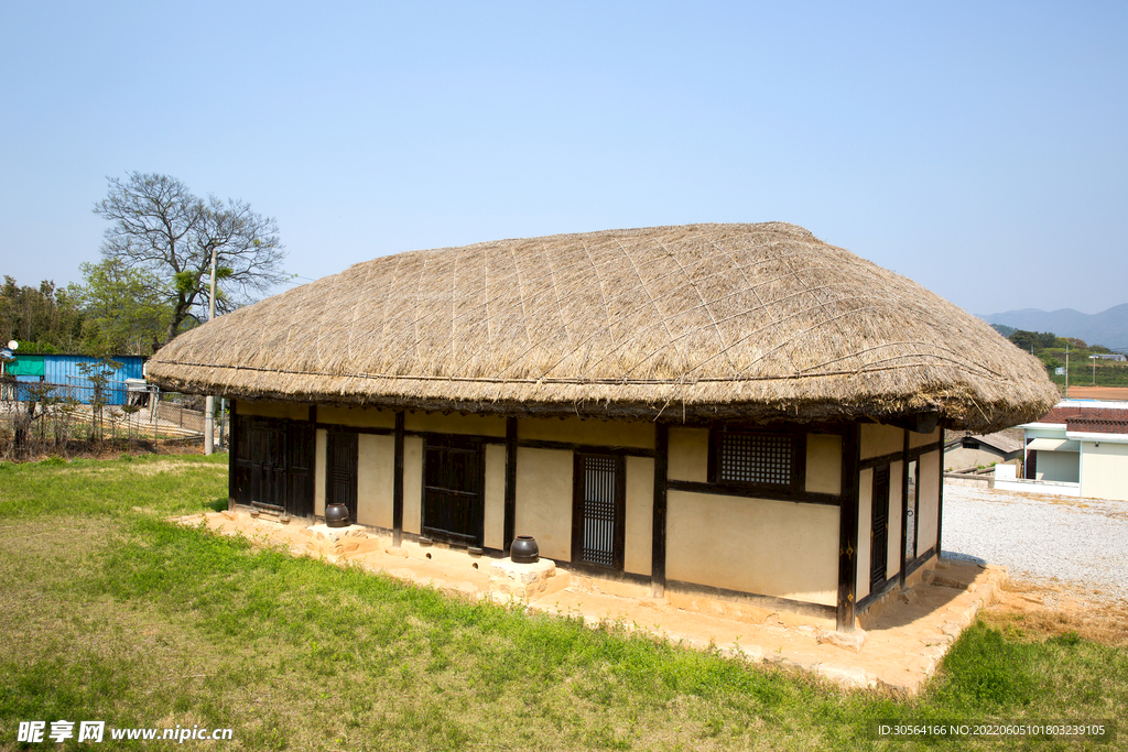 户外复古房屋建筑
