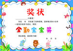 幼儿园证书 